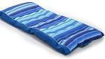 Photo 1 of Big Joe Kona No Inflation Needed Pool Lounger with Headrest, Blurred Blue Double Sided Mesh, 5.5ft Big Blurred Blue Kona