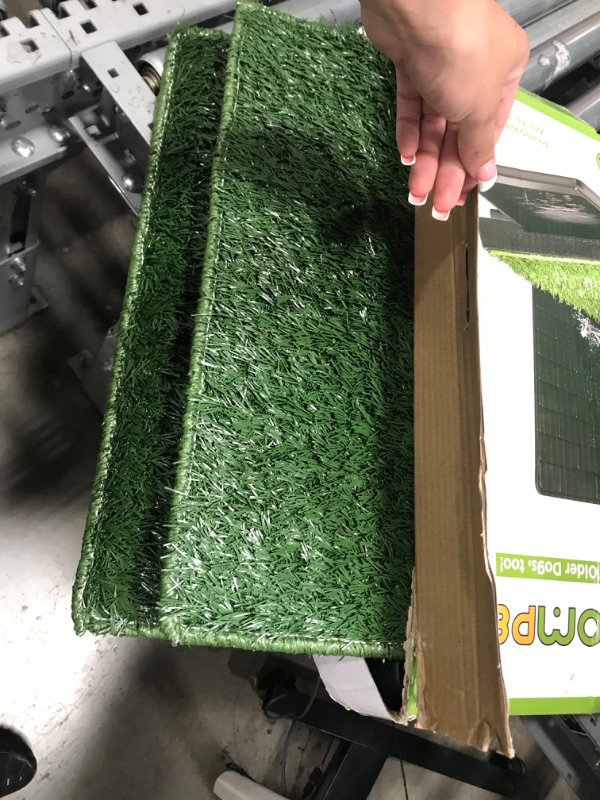 Photo 2 of  Dog Grass Pad with Tray Large,