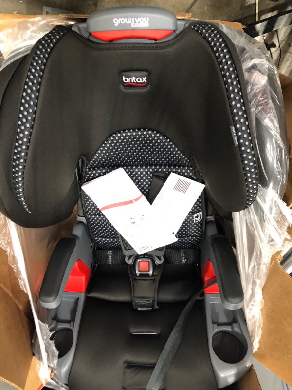 Photo 2 of Britax Grow with You ClickTight Harness-2-Booster Car Seat, Cool Flow Gray ClickTight Cool Flow Gray