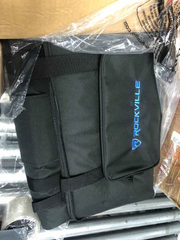 Photo 2 of Rockville TB10 Padded Speaker Bag Carry Case for 10" DJ PA Speakers+Stand 10 - inches