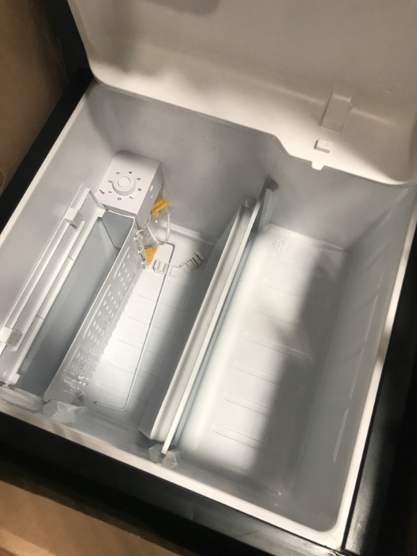 Photo 1 of BLACK+DECKER BCRK17B Compact Refrigerator Energy Star Single Door Mini Fridge with Freezer, 1.7 Cubic Feet, Black Black Mini Fridge