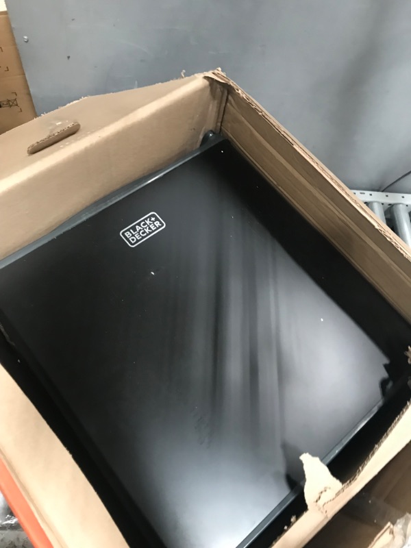 Photo 2 of BLACK+DECKER BCRK17B Compact Refrigerator Energy Star Single Door Mini Fridge with Freezer, 1.7 Cubic Feet, Black Black Mini Fridge