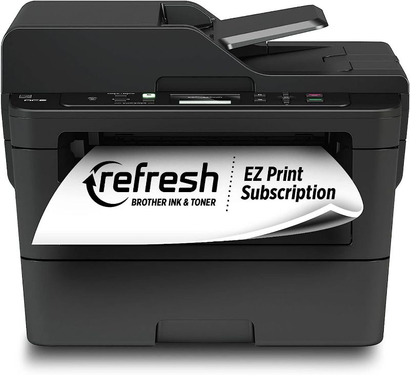 Photo 1 of Brother Monochrome Laser Printer, Compact Multifunction Printer and Copier, DCPL2550DW, Includes 4 Month Refresh Subscription Trial and Amazon Dash Replenishment Ready
