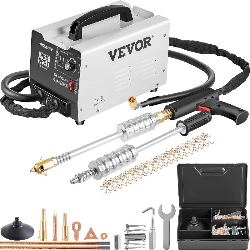 Photo 1 of 
VEVOR Dent Puller Machine, 1.8KW Spot Dent Puller, 3500A Dent Puller Welder, 5 Mode Auto Body Dent Puller Welder, Digital Panel Welding Dent Puller, 110V..