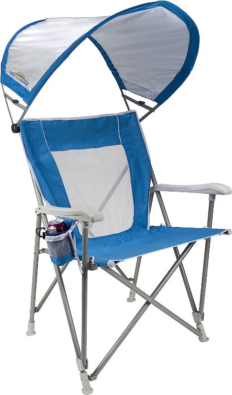 Photo 1 of 
GCI Outdoor Waterside SunShade Captain's Beach Chair & Outdoor Camping Chair With Canopy