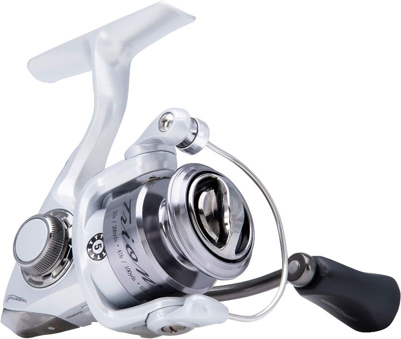 Photo 1 of **SEE NOTES**
Pflueger Trion Spinning Reel, Size 20 Fishing Reel, Right/Left Handle Position, Graphite Body and Rotor, Corrosion-Resistant, Aluminum Spool, Front Drag System
