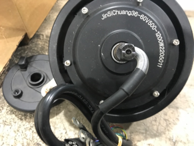 Photo 2 of Acouto 10 inch Hub Motor Wheel for Electric Scooter 48V?72V 1200W to 2200W 75KM/H Drum Brake for Electric Bike Motorcycle Bicycle Aluminum Alloy
