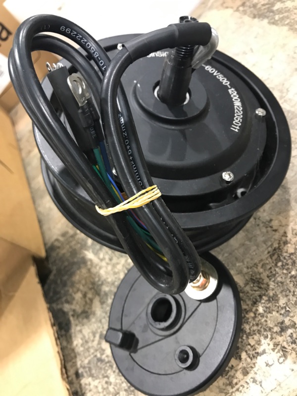 Photo 3 of Acouto 10 inch Hub Motor Wheel for Electric Scooter 48V?72V 1200W to 2200W 75KM/H Drum Brake for Electric Bike Motorcycle Bicycle Aluminum Alloy
