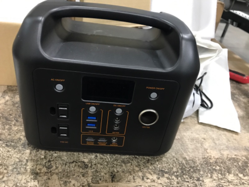 Photo 2 of 300W Portable Power Station SU0HUI 299Wh Solar Generator with PD60W USB C Quick Charging, LifePo4 Battery Backup for Camping, CPAP, RV, Travel, and Emergencies (Solar Panel Not Included)
