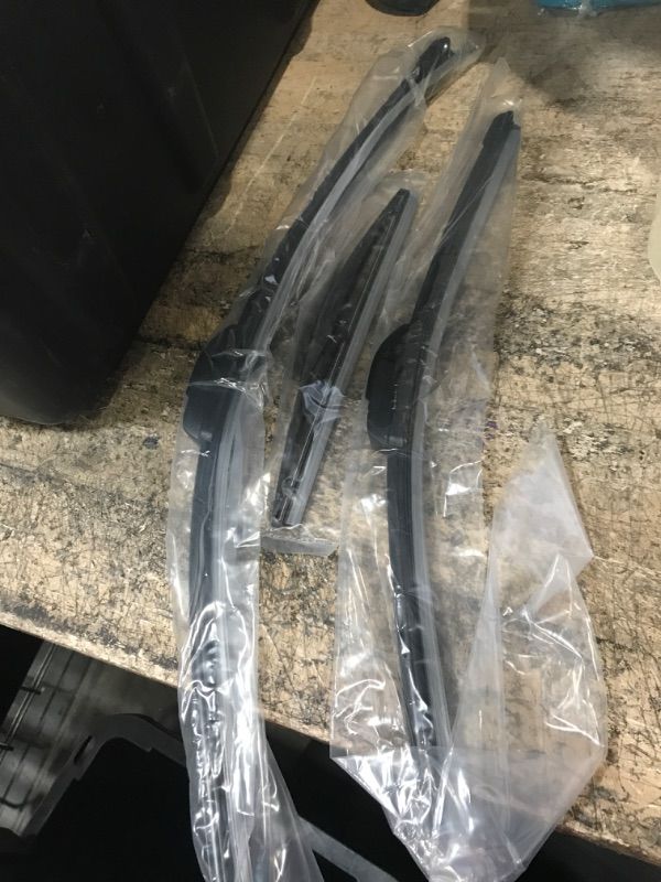 Photo 2 of 26''+18''+10B inch?3 pack?wipers blade(s) Rear and Windshield wipers,Replacement for Honda HRV 2021/2020/2019/2018/2017/2016,automotive 26 inch and 18 inch and 10B inch Front Rear windshield wipers 26''+18''+10B Front + Rear Windshield Wiper Blades Set