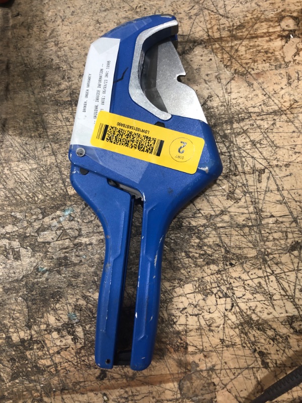 Photo 1 of AIRAJ Ratchet PVC Pipe Cutter,Cuts up to 2-1/2"PEX,PVC,PPR and Plastic Hoses,Pipe Cutters with Sharp SK5 Stainless Steel Blades,Suitable for Home Repairs and Plumbers
