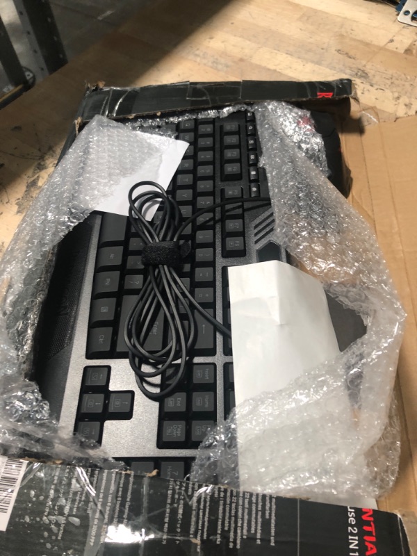 Photo 2 of Redragon S101 Gaming Keyboard, M601 Mouse, RGB Backlit Gaming Keyboard, Programmable Backlit Gaming Mouse, Value Combo Set [New Version] Black