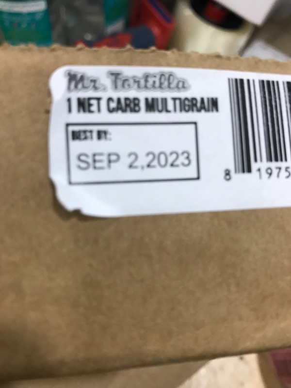 Photo 3 of Mr. Tortilla 1 Net Carb Tortilla Wraps (96 Tortillas) | Keto, Low Carb, Reduced Calorie, Vegan, Kosher | Only 15 Calories, Delicious & Guilt-Free, Healthy Snacks & Bread Alternative (Multigrain) Multigrain 96 Count (Pack of 1)  bb 9/2/23