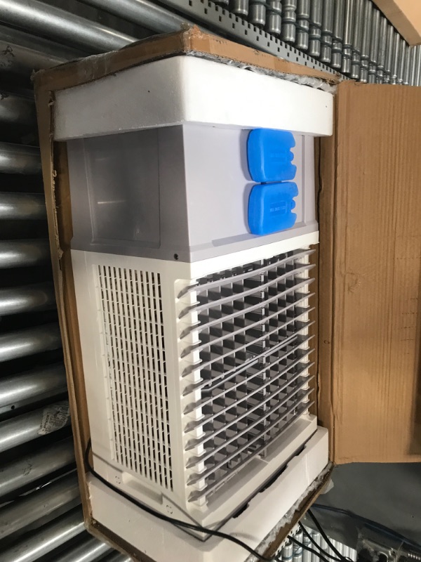 Photo 2 of ( tested ) Uthfy Evaporative Air Cooler, Swamp Cooler with Remote,12H Timer, 5.3 Gallon Tank, 70°Oscillation Air Cooler Cooling Fan with 3 Speeds for Bedroom Home Office