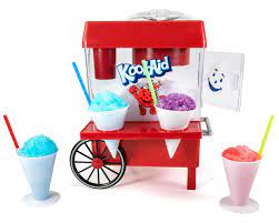 Photo 1 of **MINOR WEAR & TEAR**
Nostalgia Retro Table-Top Snow Cone Maker, Retro Red  Kool-Aid Shaved Ice, Multicolor Red Cone Maker