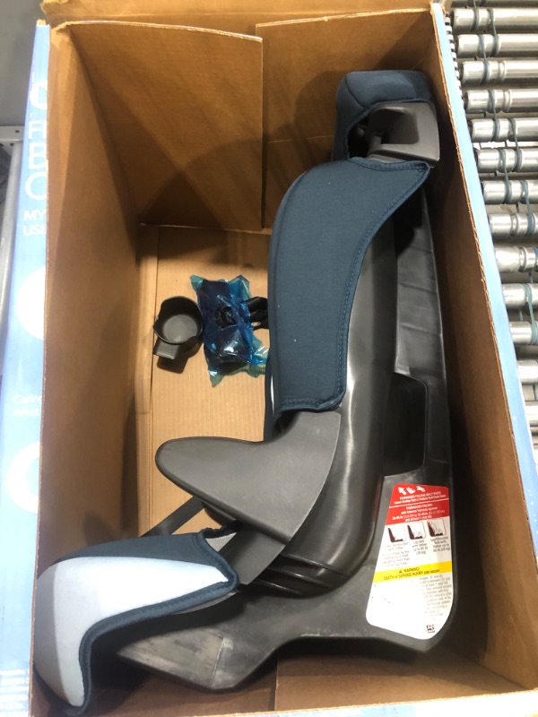 Photo 2 of **MINOR WEAR & TEAR** Cosco Finale DX 2-in-1 Booster Car Seat, Forward Facing 40-100 lbs, Rainbow