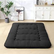 Photo 1 of **MINOR WEAR & TEAR** NeuType Futon Mattress Thicken Sleeping Mattress for Floor Folding Mattress for Adults,Tatami Mat,Camping Mattress,Road Trip, Kids Play Mat, Queen Size,Black Black Queen