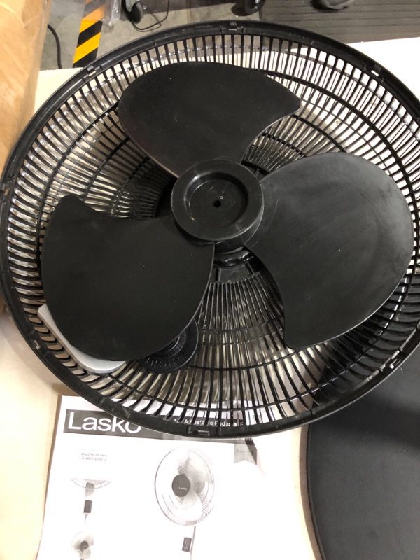 Photo 3 of * not functional * sold for parts/repair *
Lasko S16612 Oscillating 16? Adjustable Pedestal Stand Fan with Timer, 