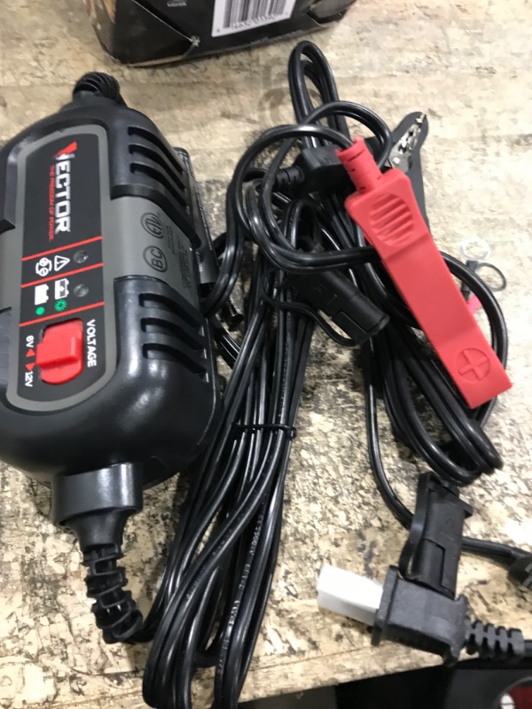 Photo 1 of VECTOR 1.5 Amp Battery Charger, Battery Maintainer, Trickle Charger, BM315V, 6V and 12V, Fully Automatic