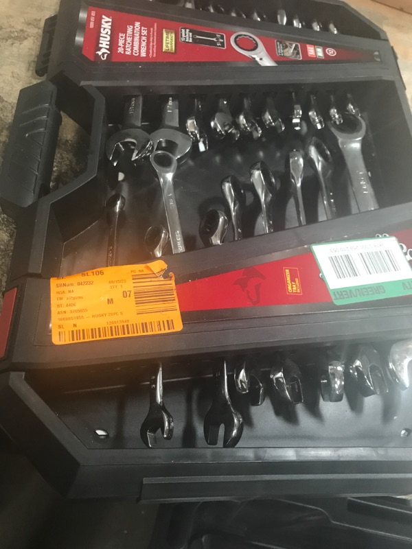 Photo 3 of 72-Tooth Ratcheting SAE/MM Combination Wrench Set (20-Piece)