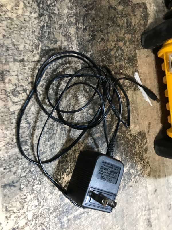 Photo 5 of DEWALT DXAEPS14 1600 Peak Battery Amp 12V Automotive Jump Starter/Power Station with 500 Watt AC Power Inverter, 120 PSI Digital Compressor, and USB Power , Yellow