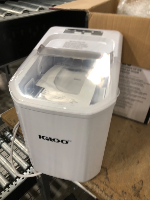 Photo 2 of Igloo Automatic Self-Cleaning 26-Pound Ice Maker, Countertop Size, Large or Small Cubes
