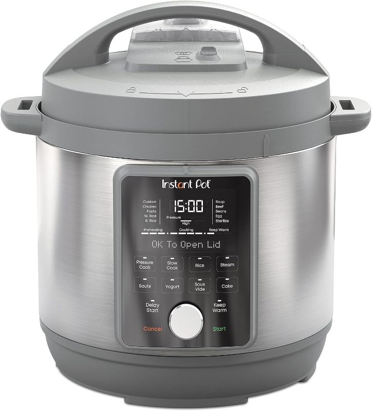 Photo 1 of Instant Pot Duo Plus, 8-Quart Whisper Quiet 9-in-1 Electric Pressure Cooker, Slow Cooker, Rice Cooker, Steamer, Sauté, Yogurt Maker, Warmer & Sterilizer, App With Over 800 Recipes, Stainless Steel
