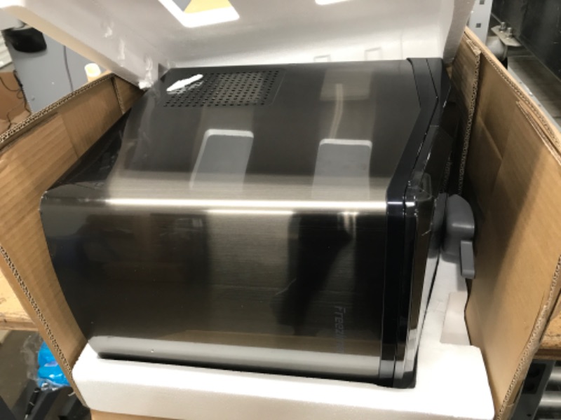 Photo 2 of (USED/Damaged) Freezimer Nugget Ice Maker Countertop WiFi Integrated | 40lbs/24h Ink Black