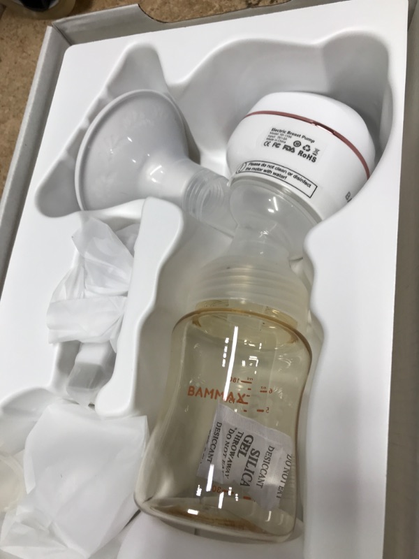 Photo 2 of 
BAMMAX Electric Breast Pump, Portable Pain-Free Breast Pump with Massage Mode, LED Smart Breast Pump Touch Screen, Memory Function, USB Rechargeable, Strong...