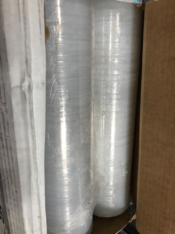 Photo 2 of 4 Rolls 18 inch x 1500 Feet Stretch Wrap 80 Gauge Heavy Duty Shrink Film, Extra Strong 18 inch Clear Hand Stretch Wrap Clear 18" wide x 4 Rolls