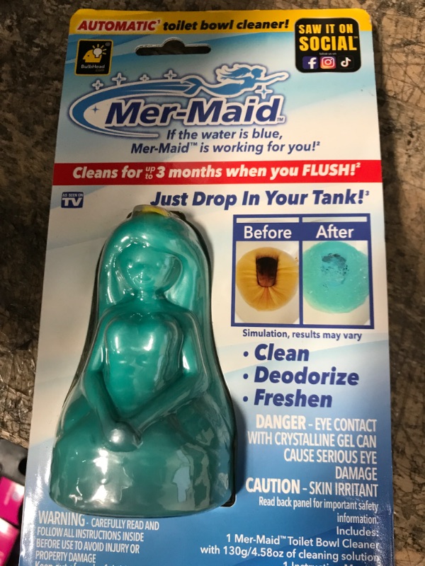 Photo 1 of Mer-Maid Automatic Toilet Bowl Cleaner, AS-SEEN-ON-TV
