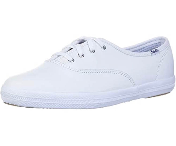 Photo 1 of Keds Women's Champion Leather Sneaker, White, 9 1/2