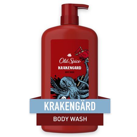 Photo 1 of 2 pack Old Spice Men's Krakenguard Body Wash Pump - 30 Fl Oz