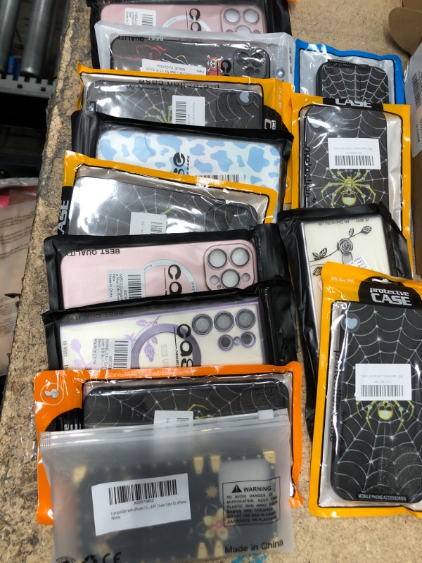 Photo 1 of 14 Piece assorted Phone and accessory bundle 