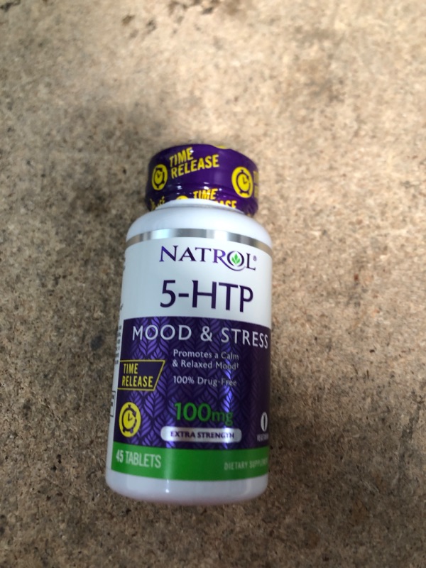 Photo 2 of 5-Htp 100Mg Time Release by Natrol - 45 Tab, 2 Pack