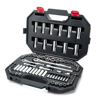 Photo 1 of 144-Position 1/4 in. and 3/8 in. Drive Mechanics Tool Set (75-Piece)
