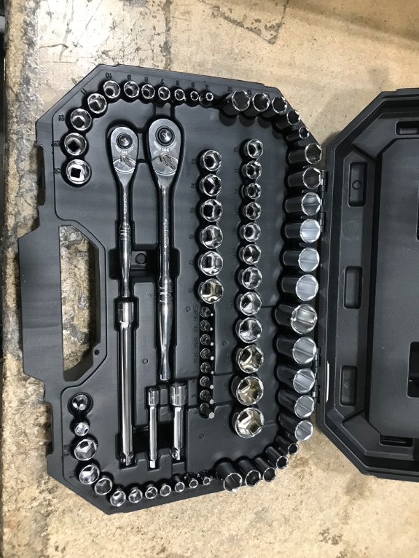 Photo 2 of 144-Position 1/4 in. and 3/8 in. Drive Mechanics Tool Set (75-Piece)
