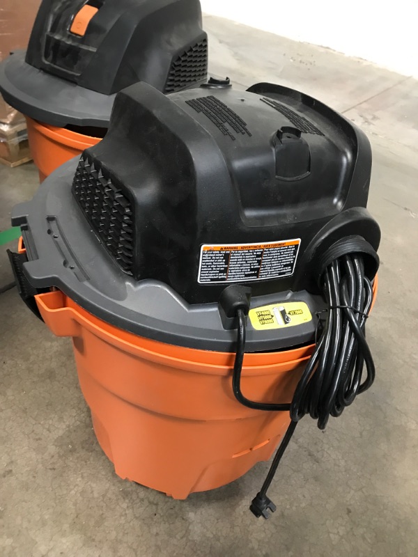 Photo 3 of 12 Gallon 5.0 Peak HP NXT Wet/Dry Shop Vacuum with Filter, Locking Hose and Accessories
