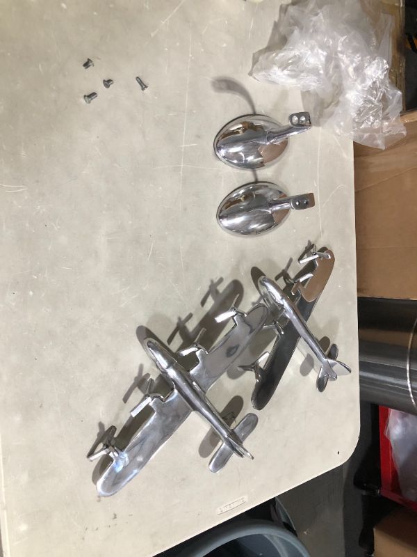 Photo 5 of (2 Pack)
Deco 79 Metal Airplane Sculpture, 12" x 17" x 9", Aluminum