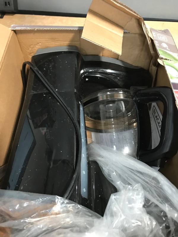 Photo 2 of *PREV USED*
Black+Decker CM1160B 12-Cup Programmable Coffee Maker, Black/Stainless Steel