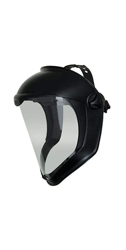 Photo 1 of (USED FOR PARTS ONLY) Uvex Bionic Face Shield with Clear Polycarbonate Visor and Anti-Fog/Hard Coat (S8510)