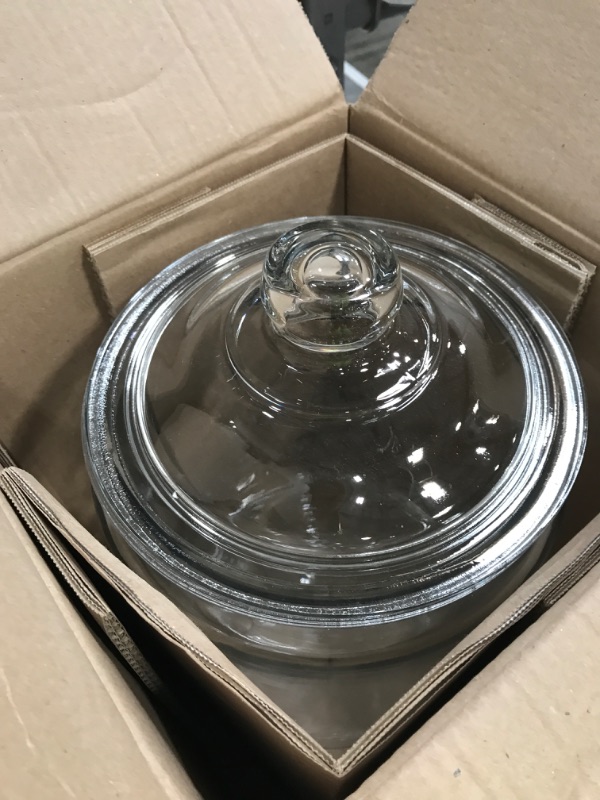 Photo 2 of Anchor Hocking 2 Gallon Heritage Hill Glass Jar with Lid (2 piece, all glass, dishwasher safe) 2-Gallon Heritage Hill Jar/Lid