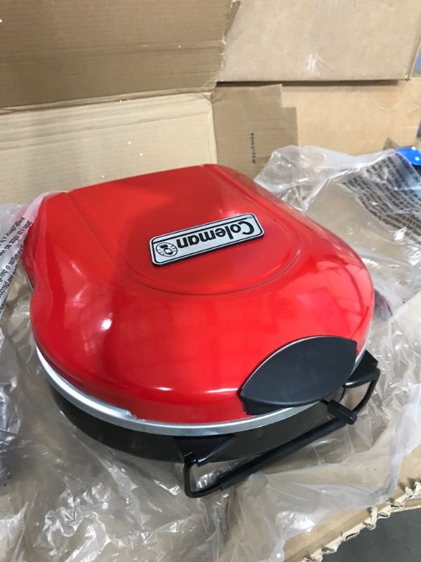 Photo 2 of * used item * 
Coleman Fold N Go Propane Grill Red