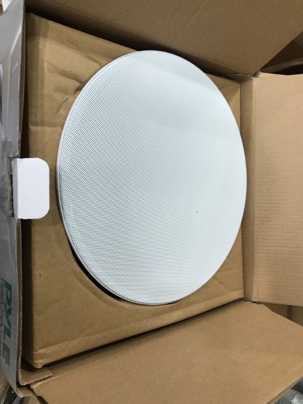 Photo 2 of Pyle 6.5” Ceiling Speaker Set - 2-Way Full Range Speaker (Pair) Built-in Electronic Crossover Network in-Ceiling Mount Design 300 Watts PDIC68FG