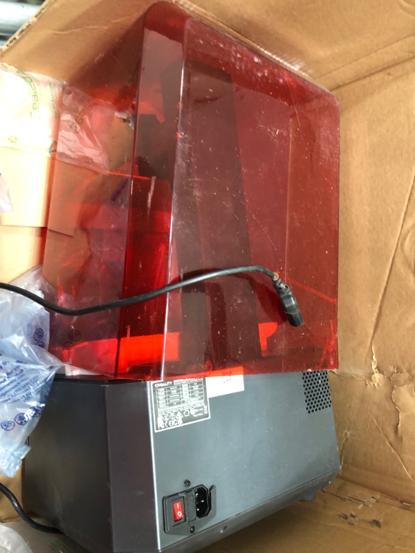 Photo 2 of *** PARTS ONLY WIRE DAMAGED*** Creality Resin 3D Printer Halot-Lite 8.9" Monochrome LCD Screen UV 4K Resin 3D Printers with High-Precision Integral Light Fast Printing WiFi Control Easy Slicing, Larger Print Size 7.55x4.72x7.87in Halot Lite