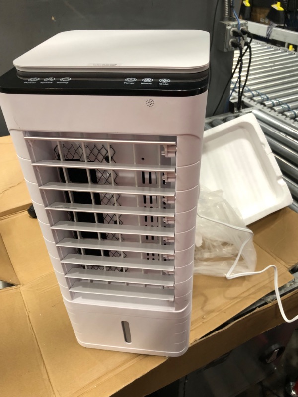 Photo 4 of **  TESTED** 8Pro Breeze Evaporative Air Cooler For Room Cooling Fan - 3-in-1 Air Cooler Portable with 6 QTS Tank, 70° Oscillation & 7hr Timer - Portable Swamp Cooler with Remote Control