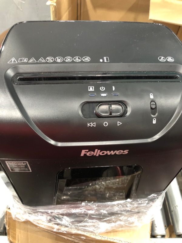 Photo 2 of Fellowes 12C15 12 Sheet Cross-Cut Paper Shredder for Home and Office with Safety Lock 12 Sheet Paper Shredder