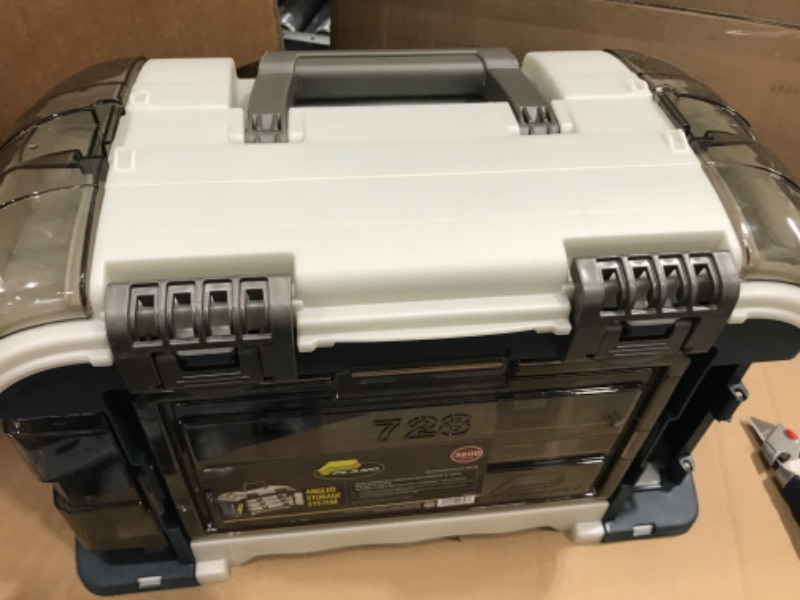 Photo 1 of Plano Angled Tackle System with Three 3560 Stowaway Boxes, Fishing Tackle Storage, Premium Tackle Storage