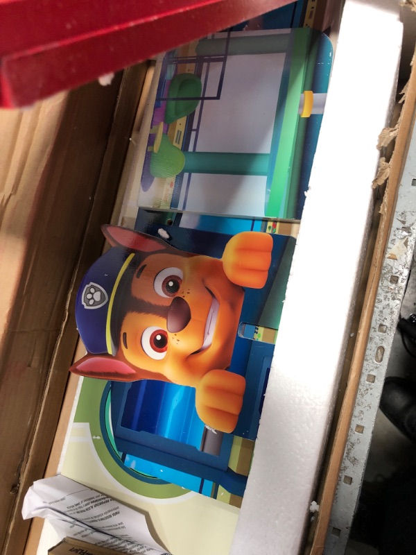 Photo 1 of Delta Children Wooden Playhouse 4-Shelf Bookcase for Kids, PAW Patrol