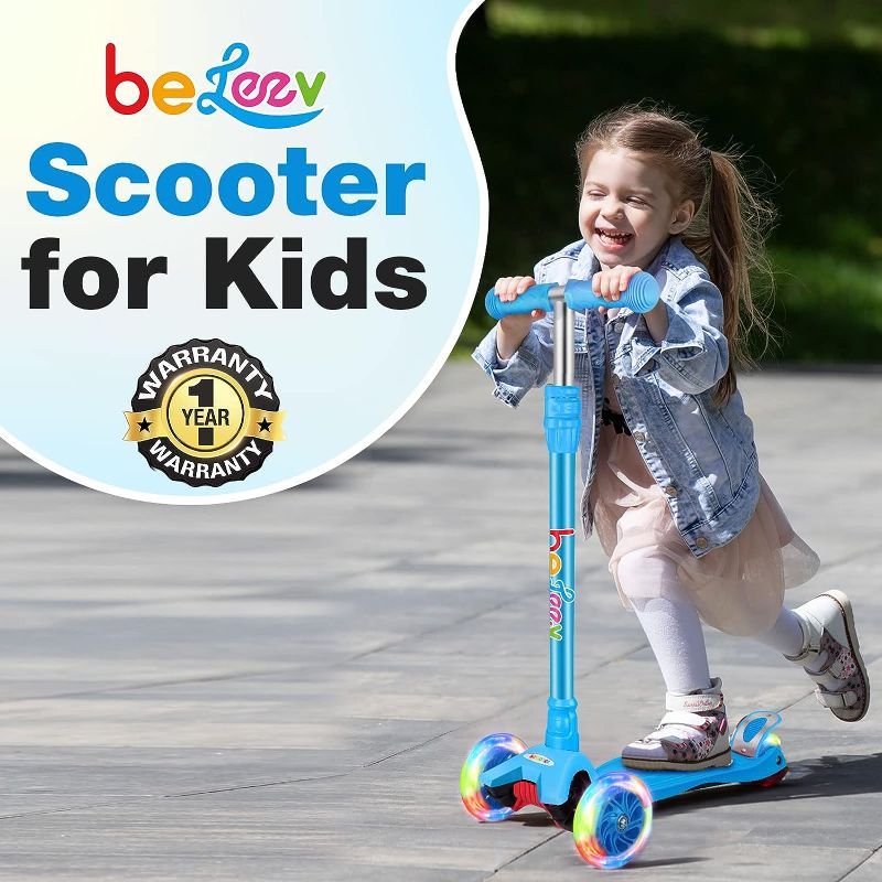 Photo 1 of [FOR PARTS]
BELEEV A2 Scooters for Kids 3 Wheel Kick Scooter for Toddlers Girls Boys